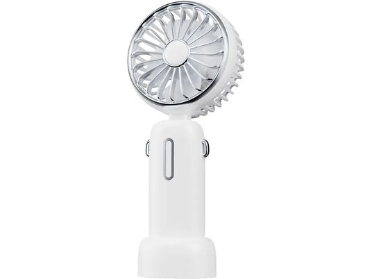 DELTACO FT-776 Ventilateur à main Blanc/argent (5 W)