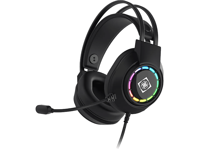 DELTACO DH220, Over-ear Gamig-Headset Schwarz