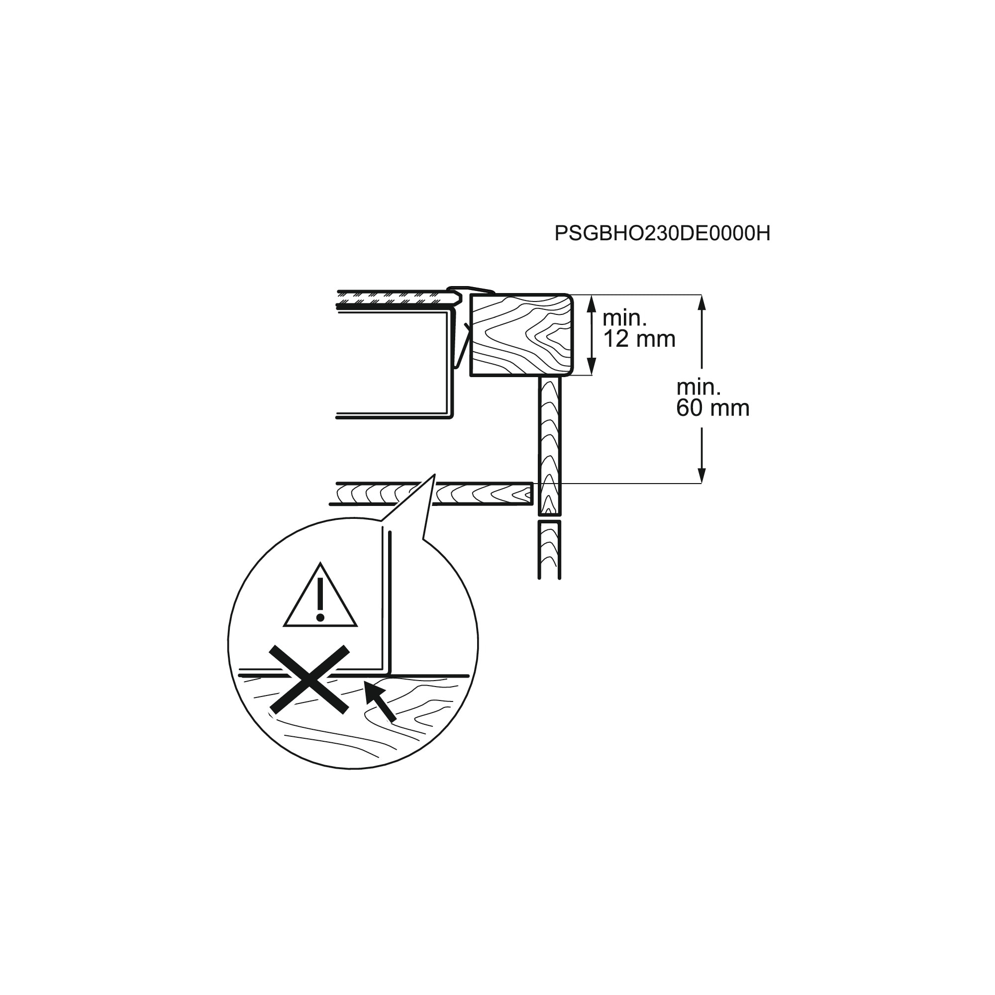 ELECTROLUX 949 596 659 Kochfeld (576 mm breit, 4 x Kochfelder)