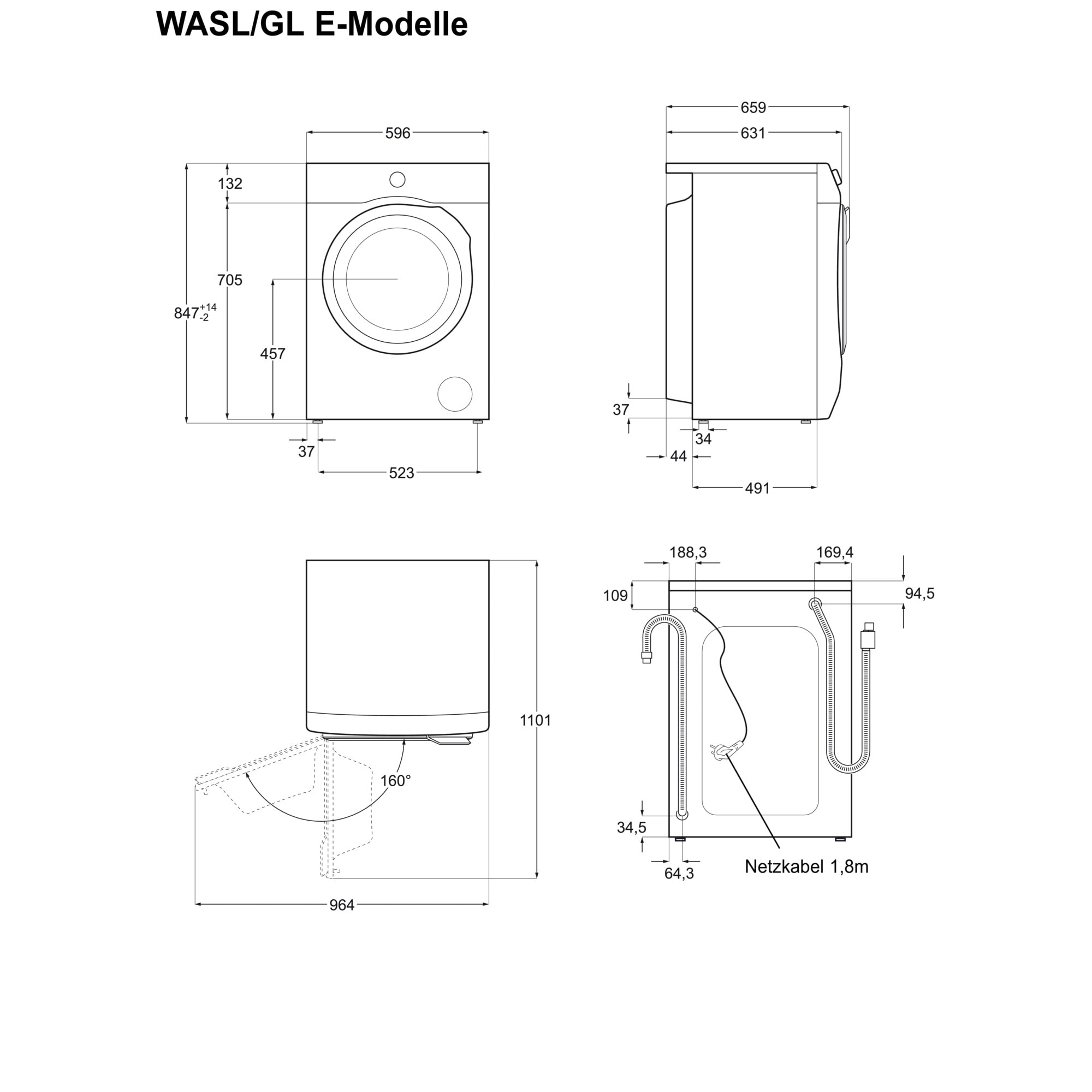 ELECTROLUX 914 501 340 Other Waschmaschine (9 kg, A, Ja)