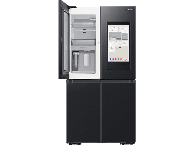 SAMSUNG RF65DG9H0EB1EF Family Hub+ French-Door (636 l, E, 1830 mm hoch, Premium Black Steel)