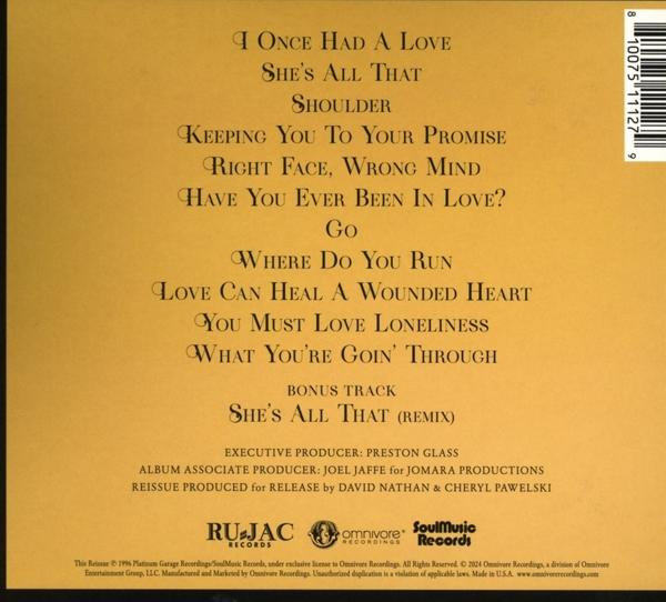 Albumcover mit Songtiteln. Weißer Hintergrund mit Text. Inklusive Bonus-Track-Info.