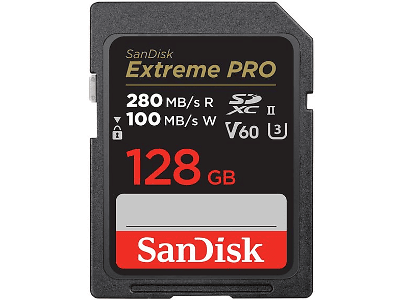 SANDISK SDSDXEP-128G-GN4IN, Micro-SDXC Speicherkarte, 128 GB, 280 MB/s