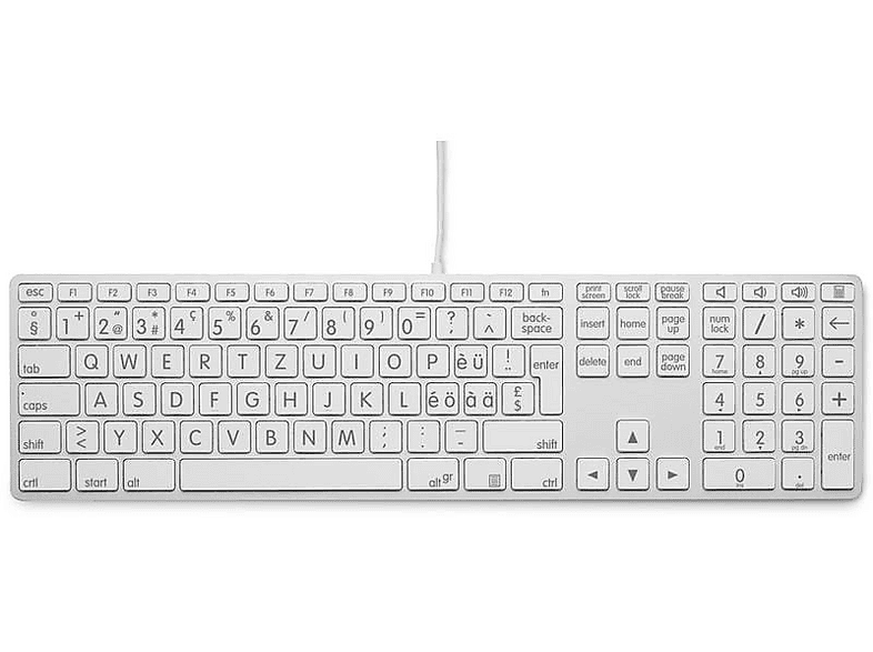 LMP 25334, Clavier, Câblage, Argent | MediaMarkt