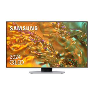 TV QLED 50" - Samsung TQ50Q80DATXXC, QLED 4K, Procesador NQ4 AI Gen2 , Smart TV, DVB-T2 (H.265), Eclipse Silver