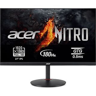 Monitor gaming - Acer Nitro XV270M3, 27" Full HD, 0.5 ms, 180Hz, 2 x HDMI(2.0)+1 x DisplayPort(1.2)+SPK+Audio out, Negro