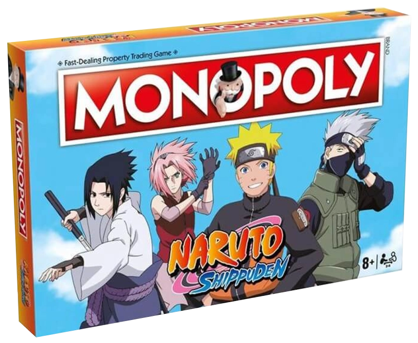 HASBRO Monopoly, Naruto, angol nyelvű (WM00167-EN1-6)