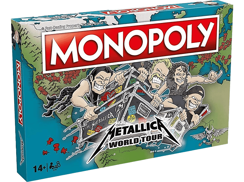 HASBRO Monopoly, Metallica, angol nyelvű (WM01868-EN1-6)