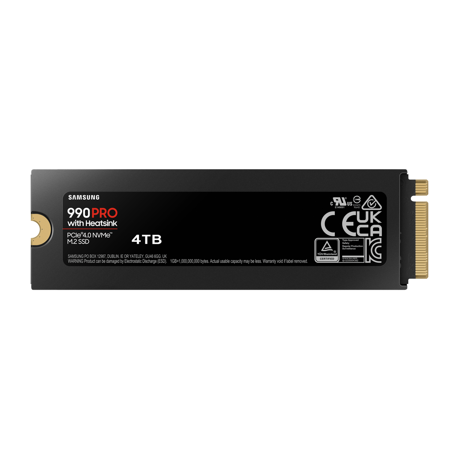 SAMSUNG Samsung | 990 PRO SSD - Heatsink - 4TB - 7450 Mbit/s
