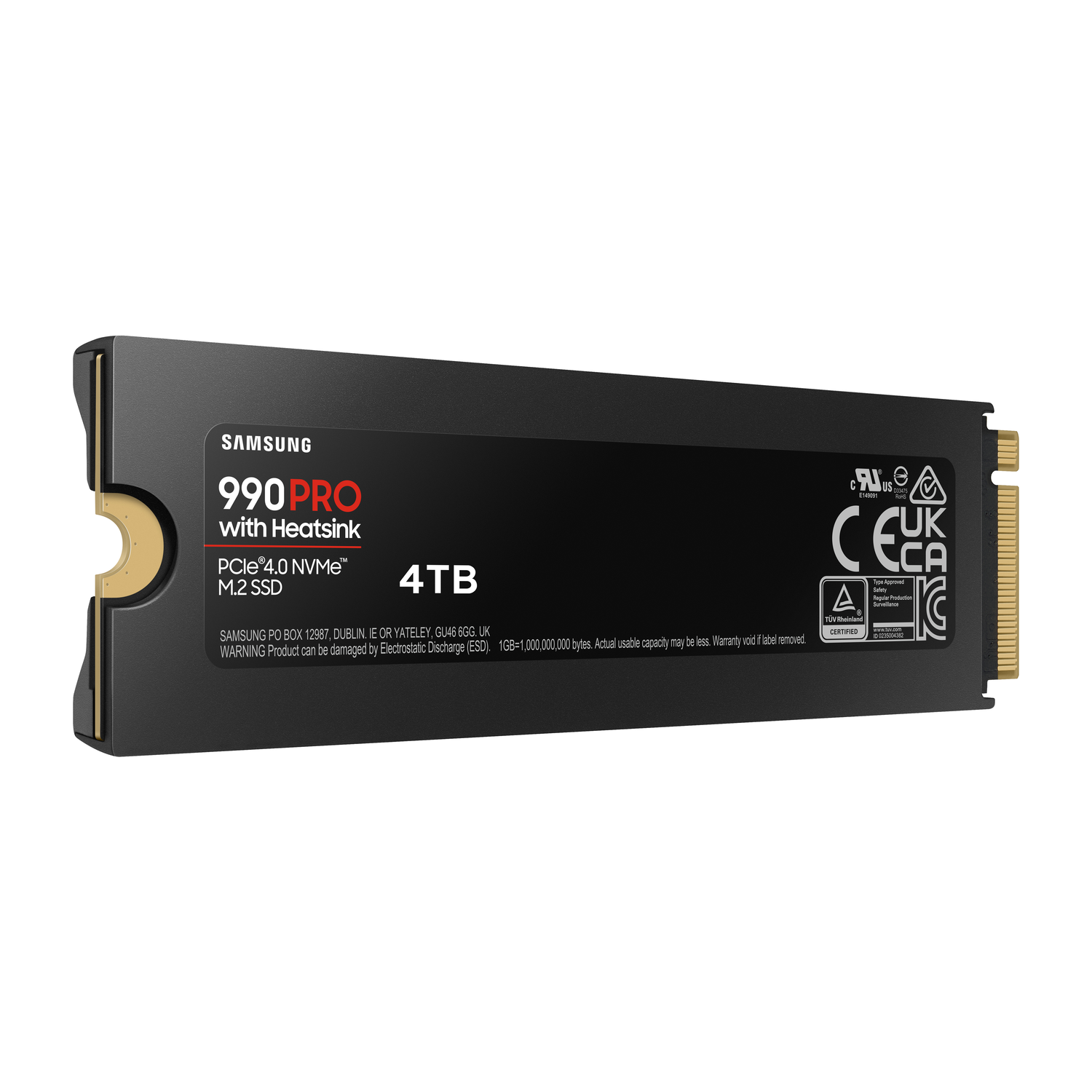SAMSUNG Samsung | 990 PRO SSD - Heatsink - 4TB - 7450 Mbit/s