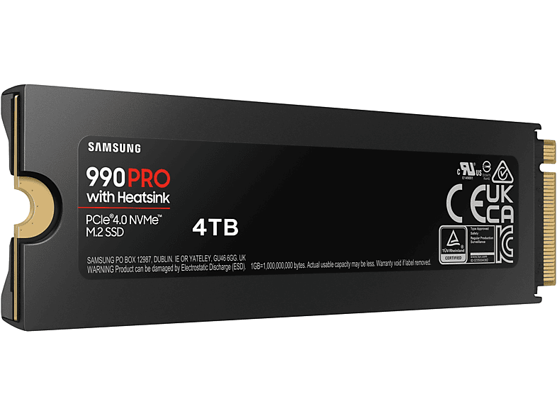 SAMSUNG Samsung | 990 PRO SSD - Heatsink - 4TB - 7450 Mbit/s