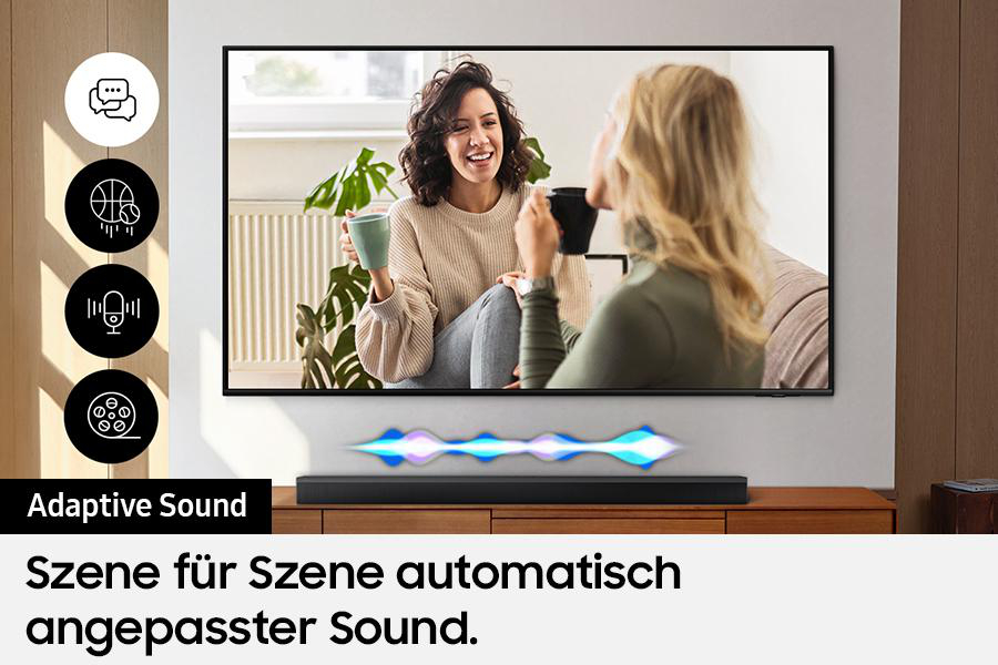 SAMSUNG HW-B760GD/ZG, Soundbar, Schwarz