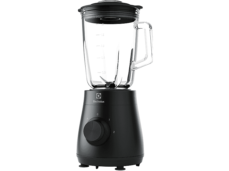 FRULLATORE ELECTROLUX E3TB1-4GG, Potenza 500 W, Caraffa da 1.5 l, 2 velocità, Vetro temperato, TruFlow in acciaio inossidabile, Granite Grey