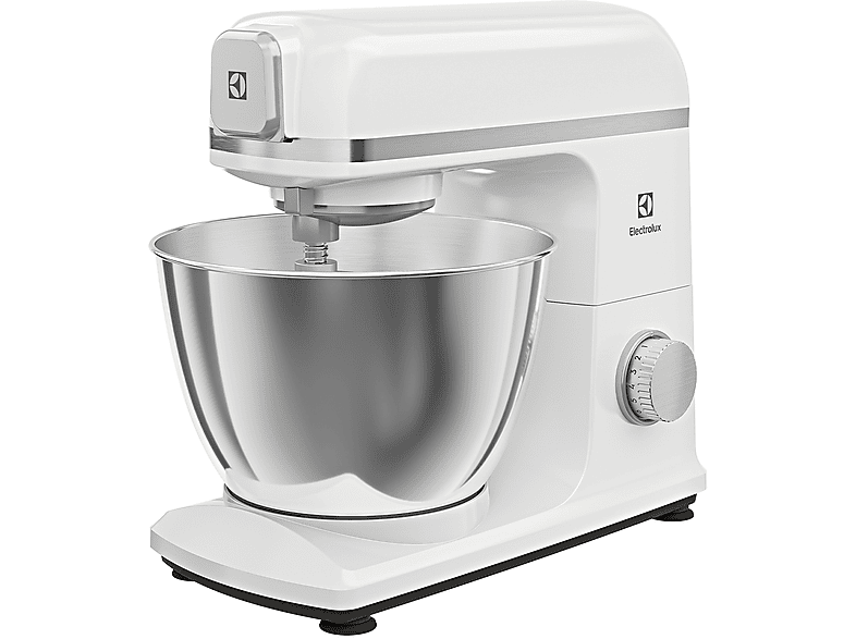 Electrolux E5Km1-4Swb Impastatrice Planetaria, 1200 W, capacità ciotola 5 l, Bianco