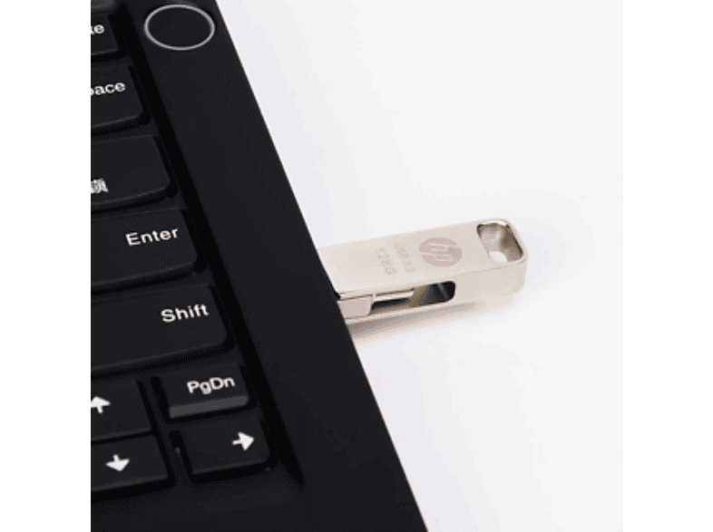 HP HPFD206C 256 GB x206c OTG USB-Stick, USB-C/A 3.2 Gen1, 100 MB/s, Silber — Foto 4 von 4