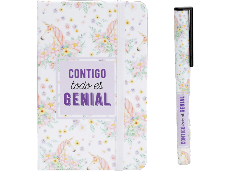 Libreta - CMP PARIS EAE1000, 14*9 cm, 80 hojas, Unicornio