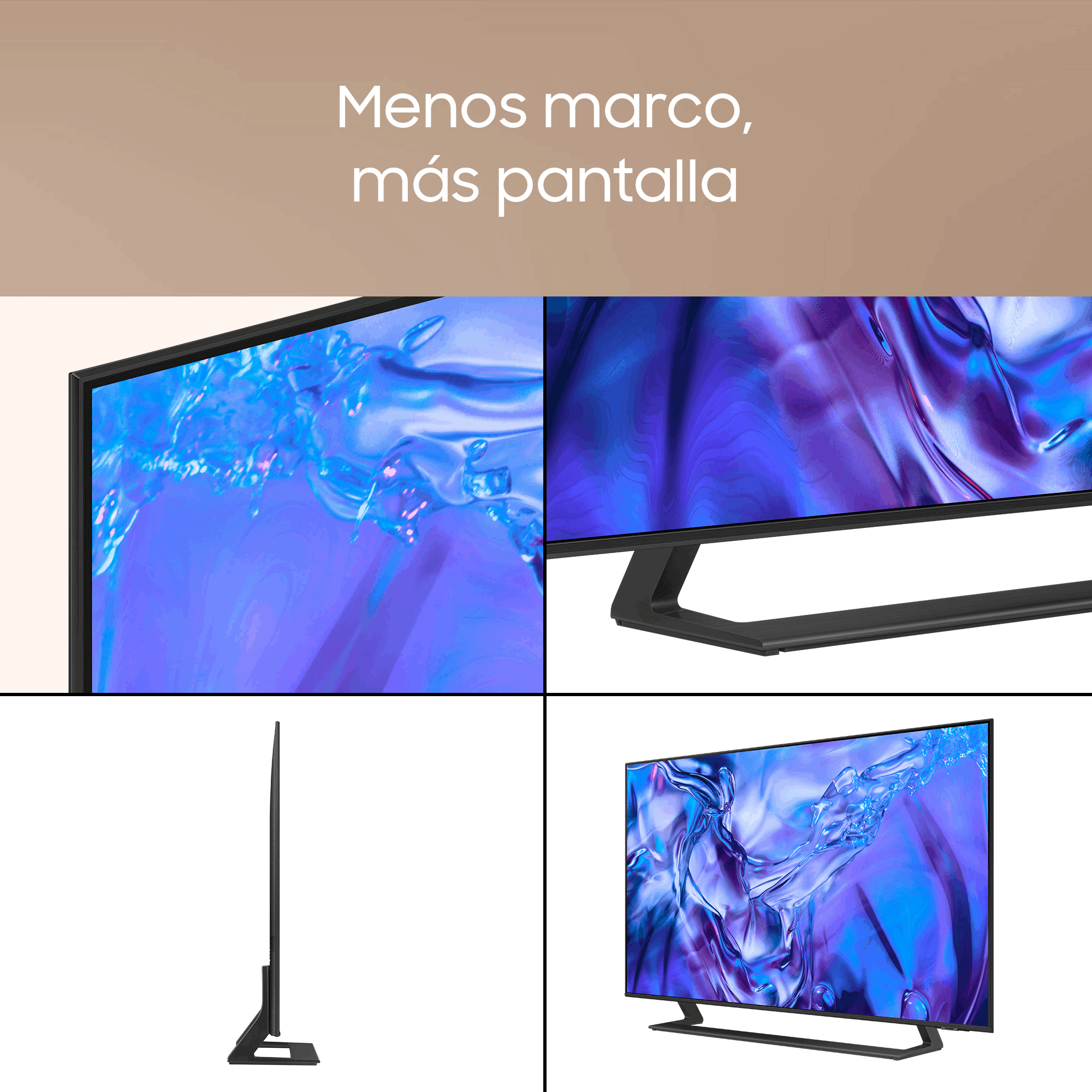 TV LED 43" - Samsung TU43DU8505KXXC, UHD 4K, Procesador Crystal 4K, Smart TV, DVB-T2 (H.265), Titan Gray