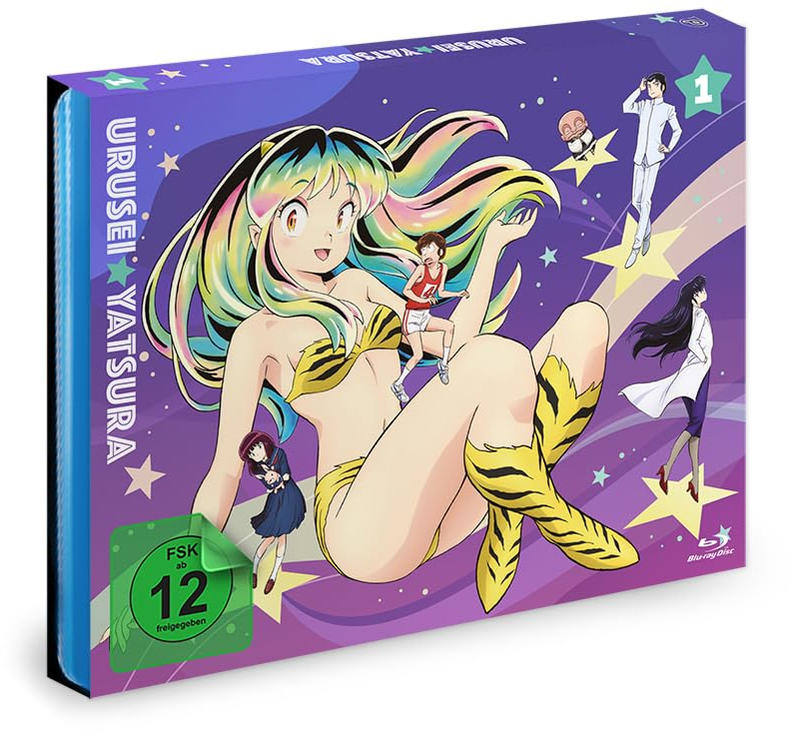 Anime-DVD-Box-Set mit farbenfrohen Kunstwerken von Charakteren und dem Titel auf Japanisch.