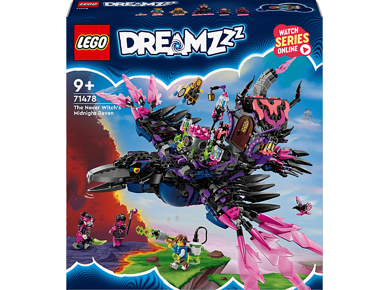 LEGO DREAMZzz 71478 Der Mitternachtsrabe der Nimmerhexe Bausatz