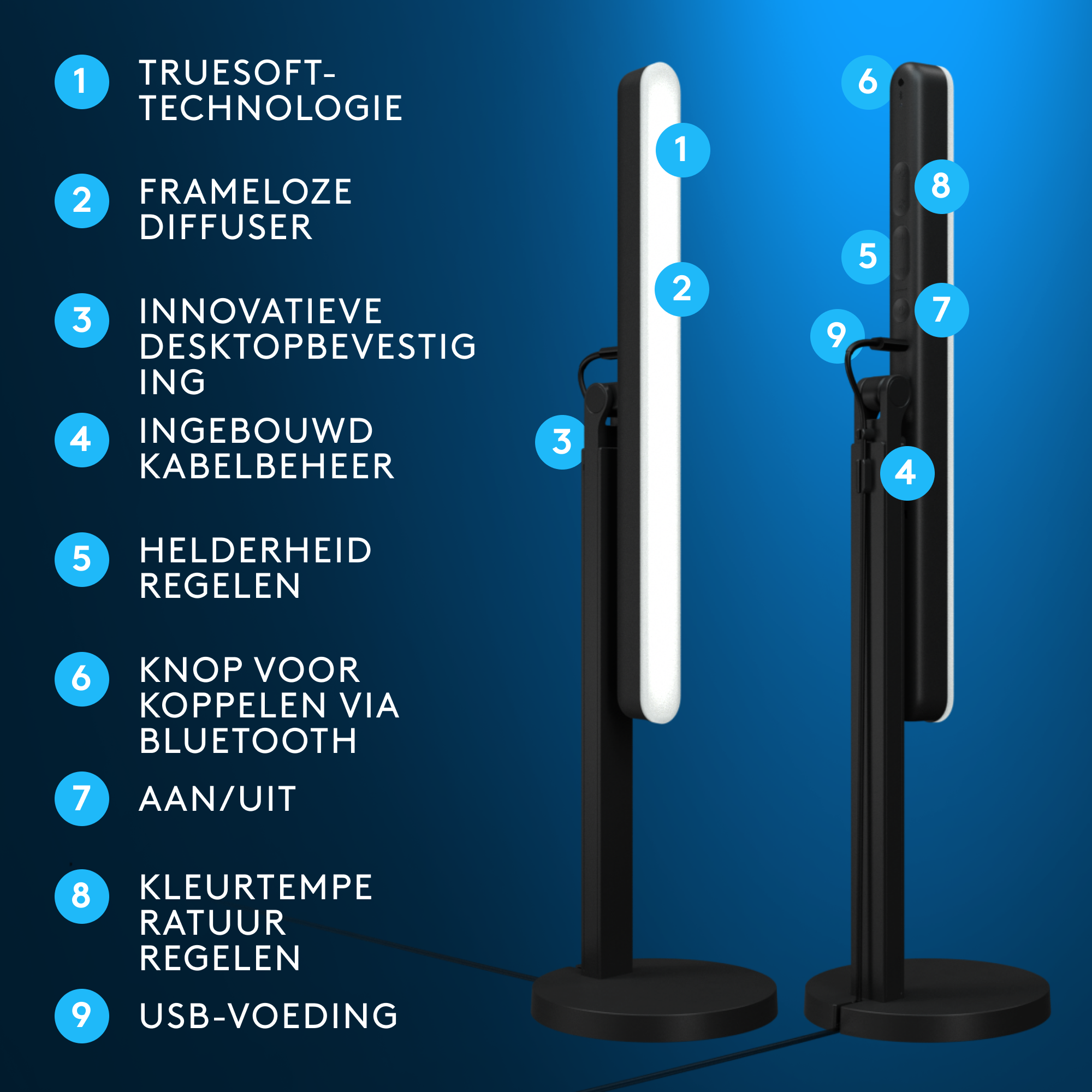 LOGITECH Lamp Streaming Litra Beam Premium Graphite (946-000020)