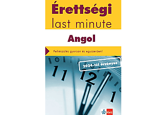 Pojják Klára - Érettségi last minute - Angol - 2024-től érvényes