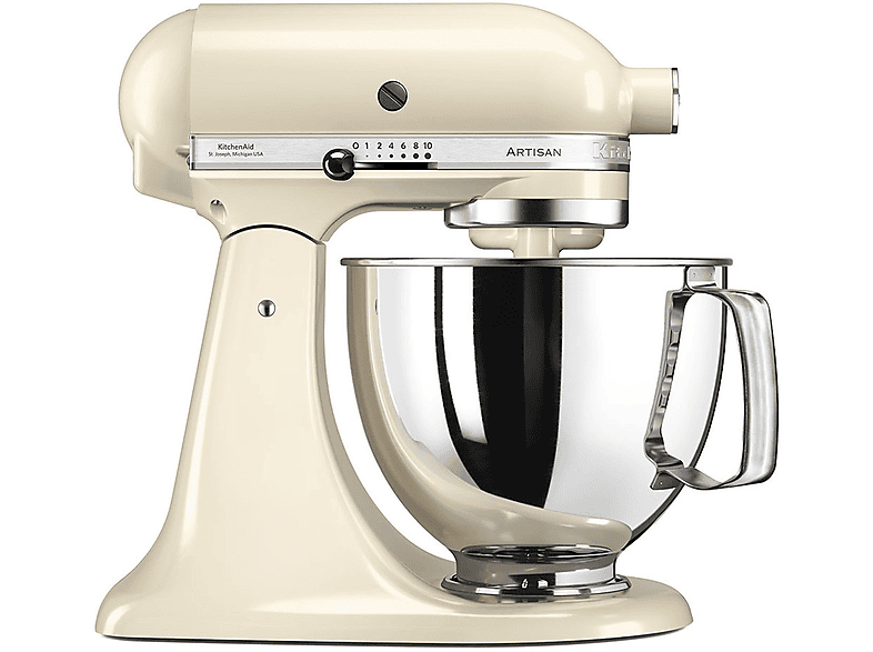 KITCHENAID 5KSM125EFL IMPASTATRICE PLANETARIA, 300 W, capacità ciotola 4,8 l, Fresh linen