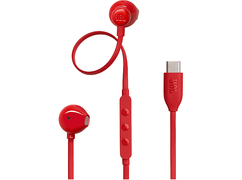 JBL Tune 305C Auricolari, Rosso