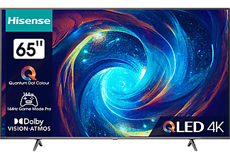 HISENSE 65E79KQPRO 4K UHD Smart 144Hz Gamer QLED TV, sötétszürke, 164 cm