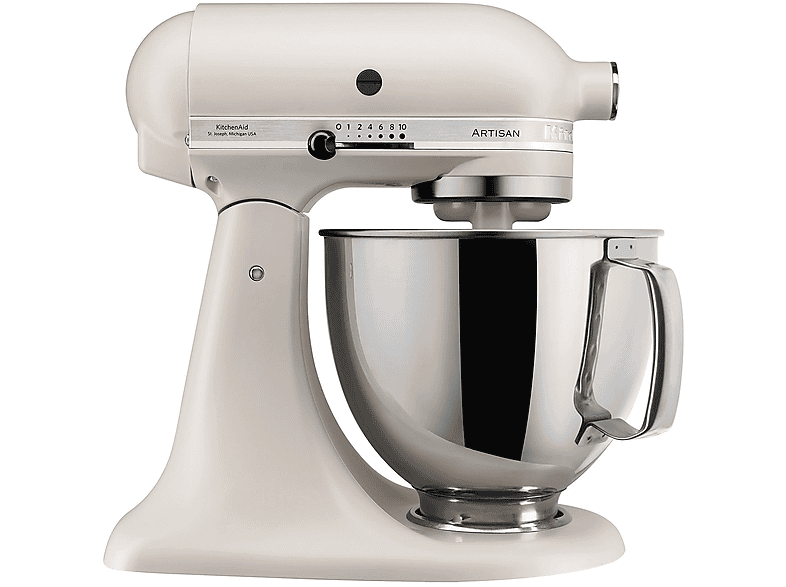 KITCHENAID 5KSM125EMH IMPASTATRICE PLANETARIA, 300 W, capacità ciotola 4,7 l, Milkshake