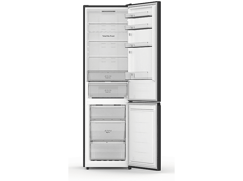 HISENSE RB440N4AFA Kühlgefrierkombination (A, 336 l, 2017 mm hoch, Schwarz)
