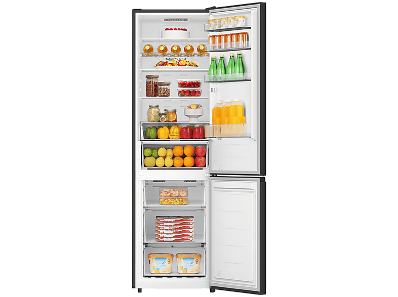 HISENSE RB440N4AFA Kühlgefrierkombination (A, 336 l, 2017 mm hoch, Schwarz)