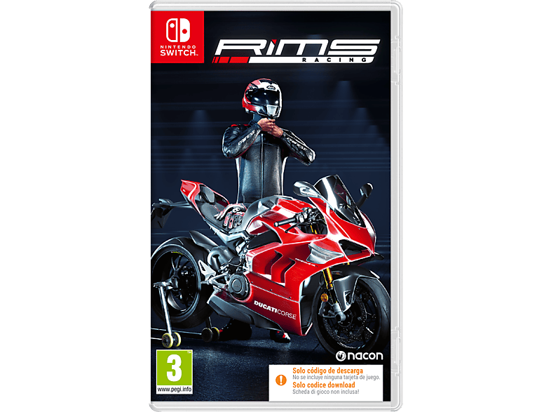 Nintendo Switch RiMS Racing Código en la caja