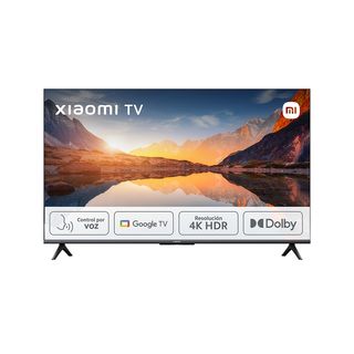 TV LED 50" - Xiaomi A 2025 50, HDR 4K, Smart TV (Google TV), Dolby Audio, DTS Virtual:X, Control por voz, Black