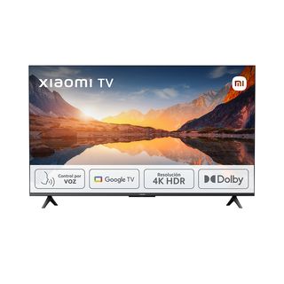TV LED 55" - Xiaomi A 2025 55, HDR 4K, Smart TV (Google TV), Dolby Audio, DTS Virtual:X, Control por voz, Black