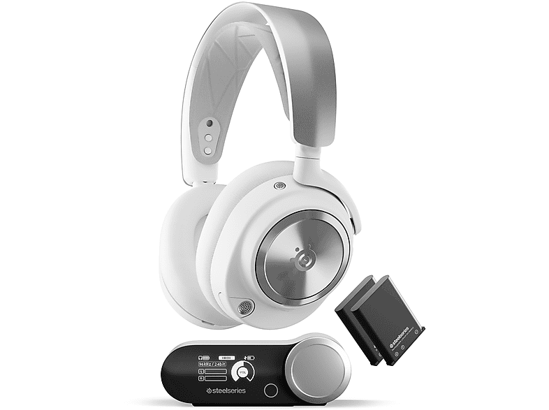 STEELSERIES Arctis Nova Pro Wireless, Over-ear Gaming-Headset Bluetooth Weiß