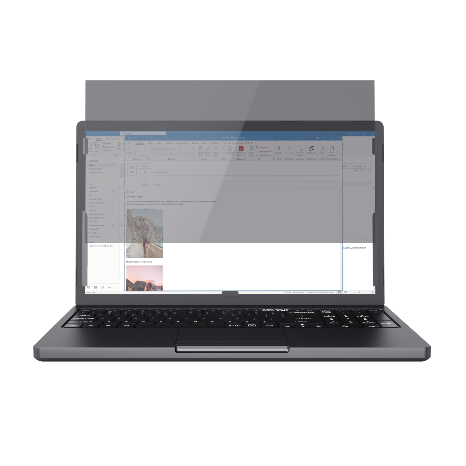 Trust Primo Privacy-filter 14 Inch Screenprotector afbeelding