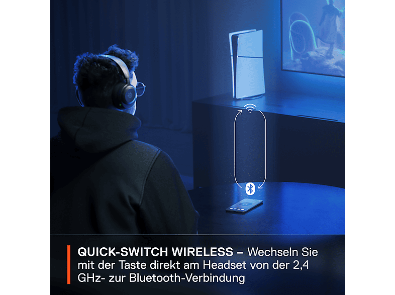 STEEL SERIES Arctis Nova 5, Over-ear Gaming-Headset Schwarz — Foto 2 von 5