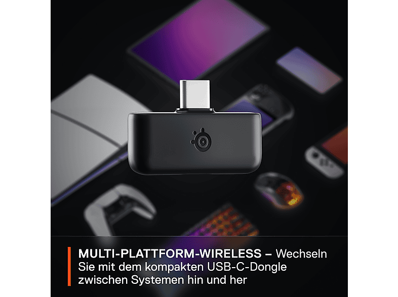 STEEL SERIES Arctis Nova 5, Over-ear Gaming-Headset Schwarz — Foto 5 von 5