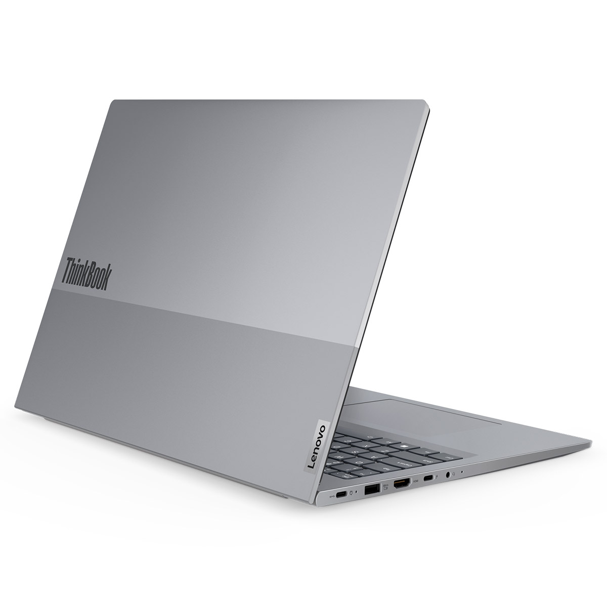 Portátil - Lenovo ThinkBook 16 G6 ABP Profesional, 16" WUXGA, AMD Ryzen™ 5 7530U, 8GB RAM, 256GB SSD, Radeon™ Onboard Graphics, Windows 11 Pro, Gris