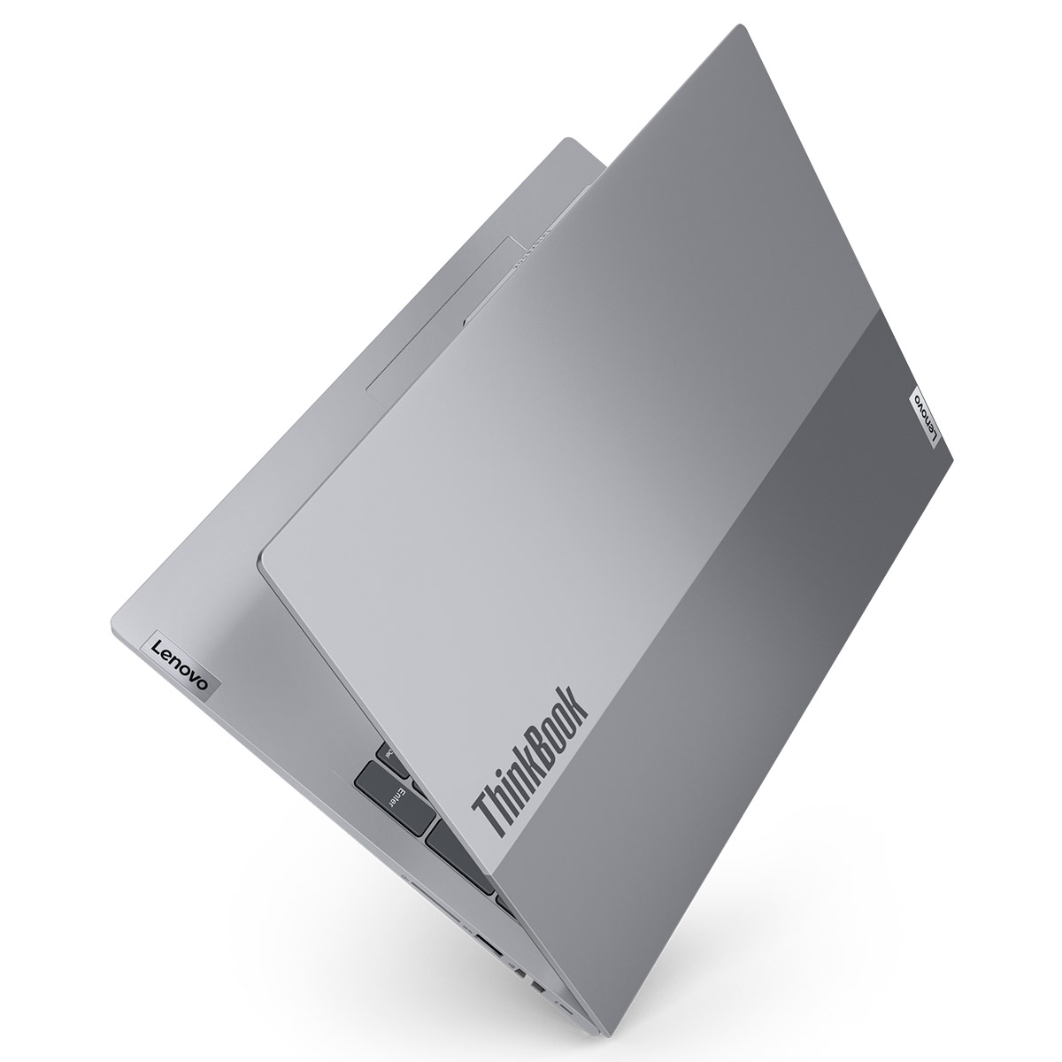 Portátil - Lenovo ThinkBook 16 G6 ABP Profesional, 16" WUXGA, AMD Ryzen™ 5 7530U, 8GB RAM, 256GB SSD, Radeon™ Onboard Graphics, Windows 11 Pro, Gris