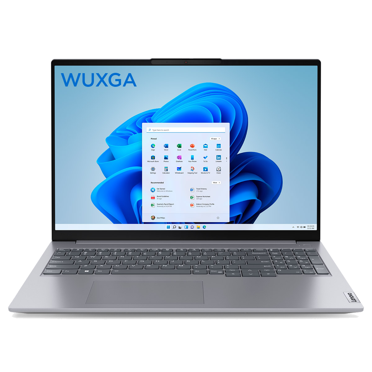 Portátil - Lenovo ThinkBook 16 G6 ABP Profesional, 16" WUXGA, AMD Ryzen™ 5 7530U, 8GB RAM, 256GB SSD, Radeon™ Onboard Graphics, Windows 11 Pro, Gris