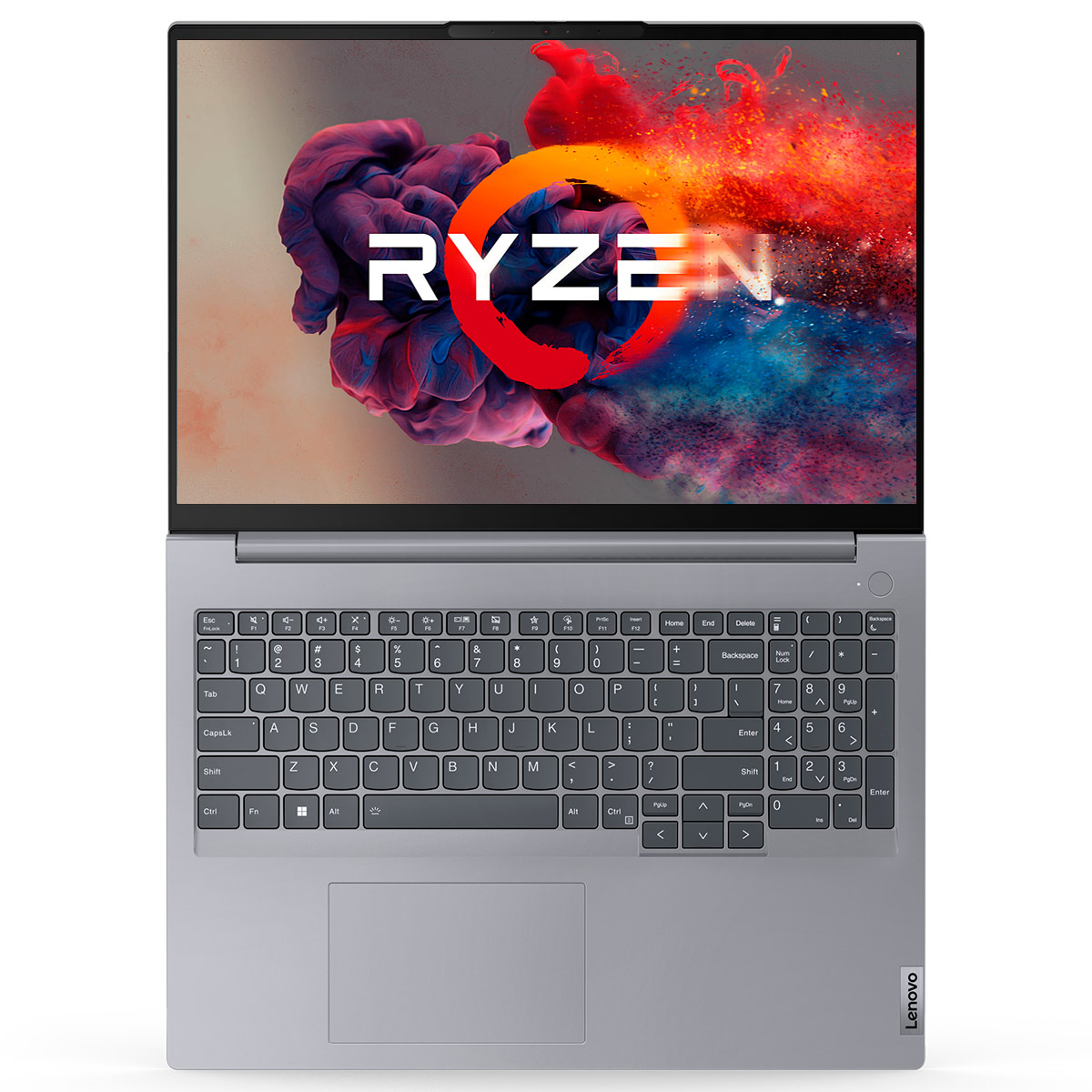 Portátil - Lenovo ThinkBook 16 G6 ABP Profesional, 16" WUXGA, AMD Ryzen™ 5 7530U, 8GB RAM, 256GB SSD, Radeon™ Onboard Graphics, Windows 11 Pro, Gris