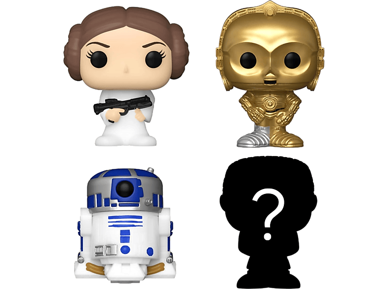 FUNKO POP Bitty POP! Star Wars Leia 4PK figura (FU71512)