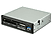 AXAGON 3,5" helyre beépíthető USB 3.0 kártyaolvasó, microSD, XD, CF, MS, SD/MMC, fekete (CRI-S3)