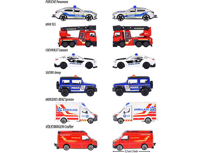 Thumbnail - MAJORETTE 212057181 S.O.S. ASSORTMENT, 6-SORT. Spielzeugauto