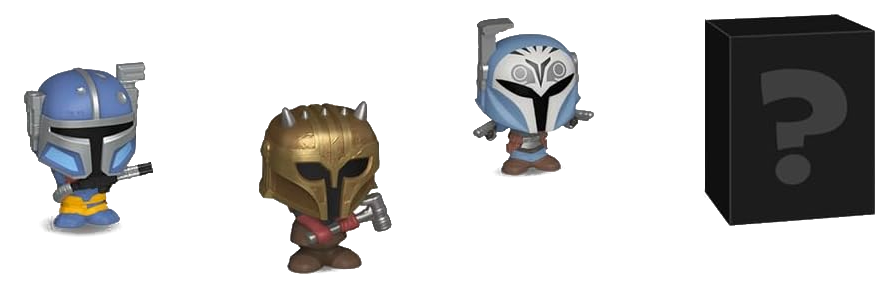 FUNKO POP Bitty POP! Mandalorian Heavy Mandalorian 4PK figura (FU75451)