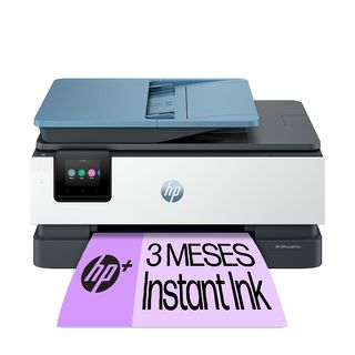 Impresora multifunción - HP Pro 8135e, Inyección de tinta térmica, Wi-Fi, Hasta 3 meses gratis de Instant Ink con HP +, Gris