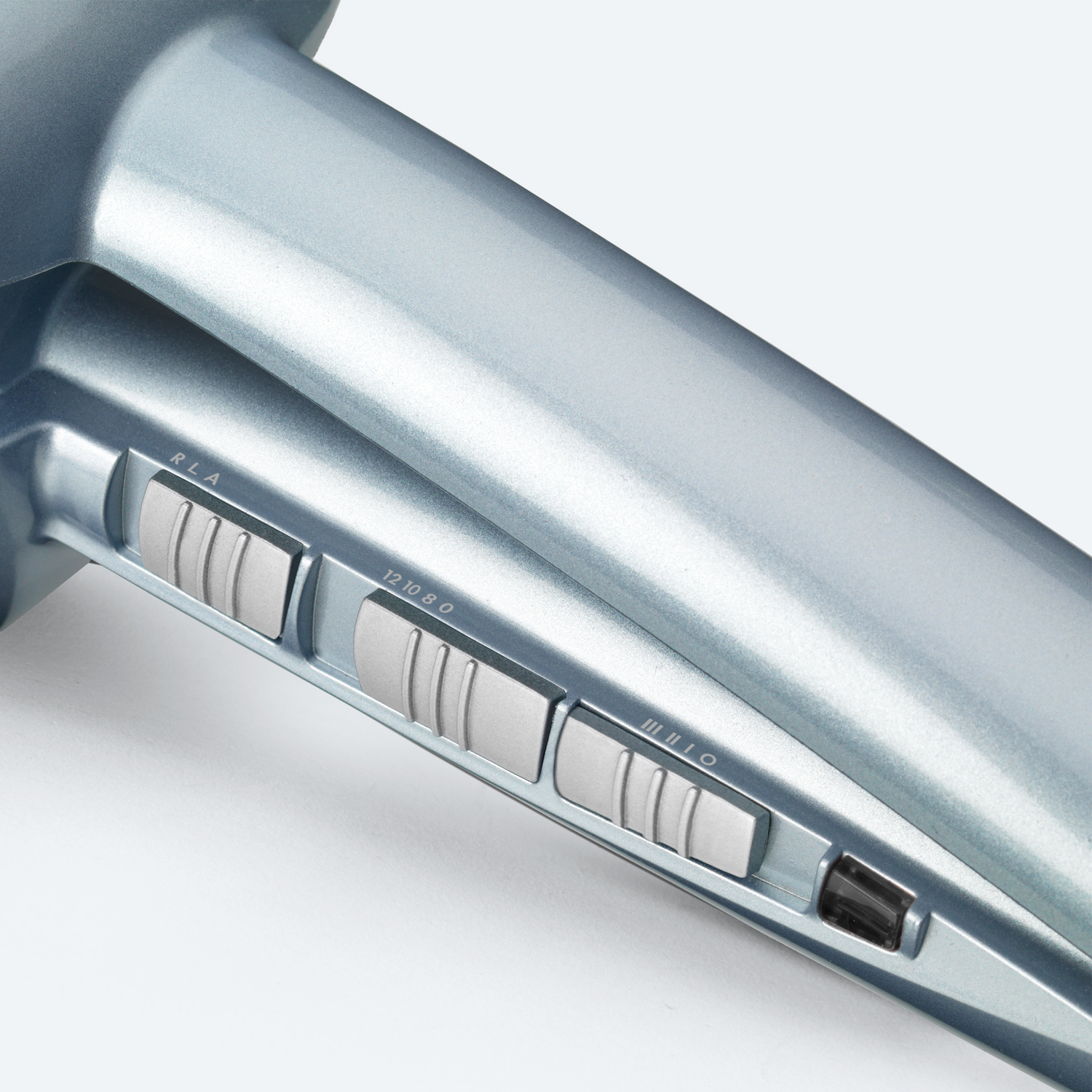 Close-up of control buttons on a device.