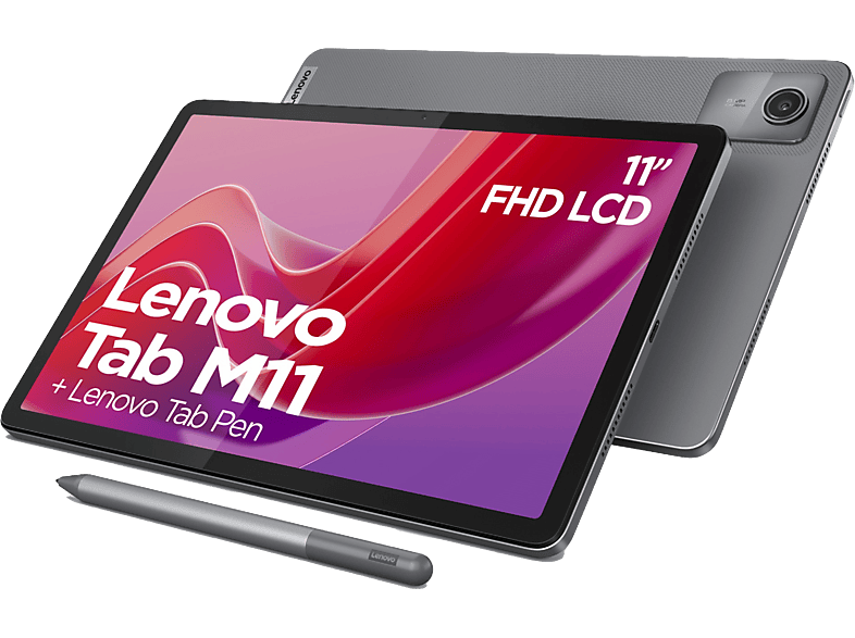 LENOVO Tab M11 11" 128GB WiFi Szürke Tablet (ZADA0217GR) + Lenovo Pen