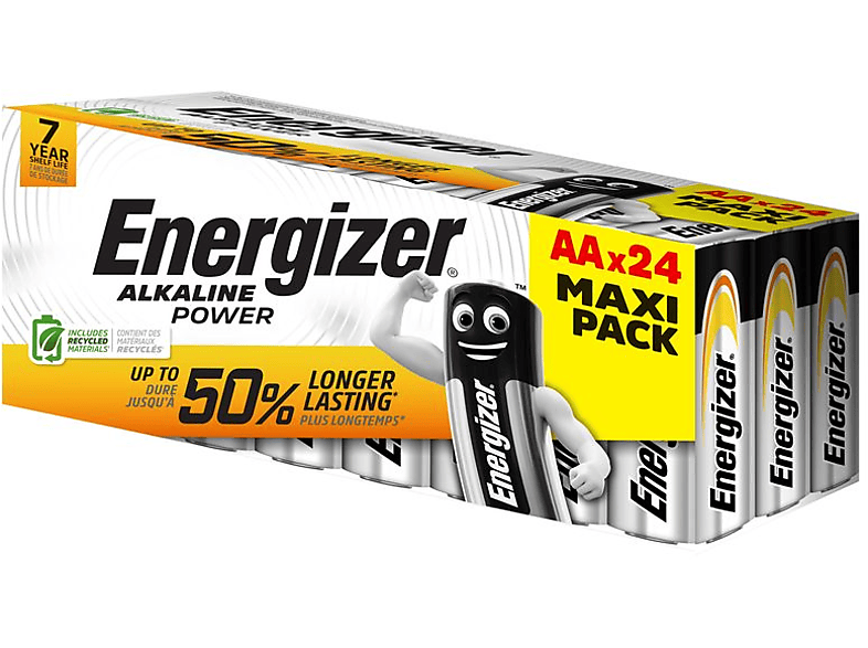 Pile Alcaline Energizer Max Plus AAA - 1,5V, Lot De 4 - Longue Durée, 12 Ans De Conservation